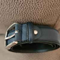 Cintura uomo in pelle nera 