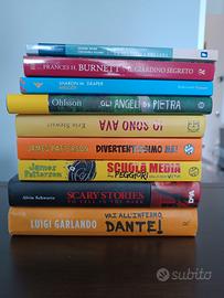 Lotto di 9 libri per ragazzi 