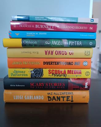 Lotto di 9 libri per ragazzi 