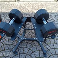Fitness manubri professionali nuovi kg 20 cadauno