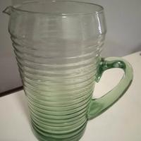 brocca in vetro riciclato  anni 90