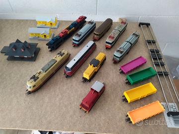 Scala HO  locomotive e vagoni