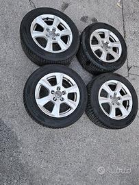 Cerchi Audi A4 Gomme invernali Hankook 225 55 R16 