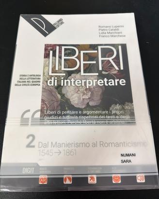 libro italiano, 4 liceo scienze umane