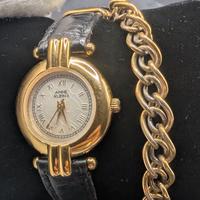 Anne Klein II – Orologio da donna vintage dorato c