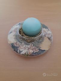 candela con supporto in vetro