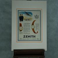 Stampa Pubblicitaria Zenith anni'50