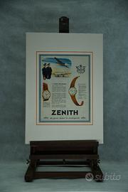 Stampa Pubblicitaria Zenith anni'50