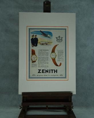 Stampa Pubblicitaria Zenith anni'50