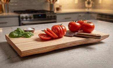 Tagliere Artigianale in Legno Massello