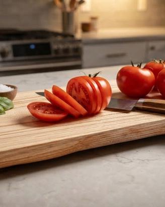 Tagliere Artigianale in Legno Massello