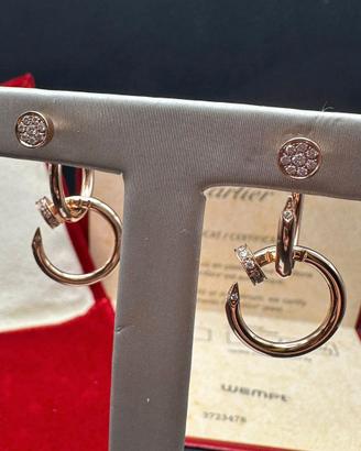 CARTIER – Oro Rosa 18 kt & Diamanti – NUOVI