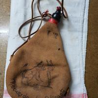 Fiaschetta in Pelle Vintage