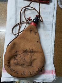 Fiaschetta in Pelle Vintage