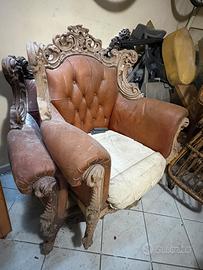 Trittico stile barocco da restraurare