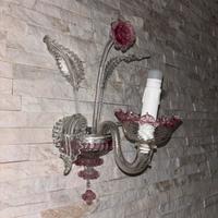 Applique in vetro di Murano