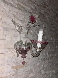 Applique in vetro di Murano