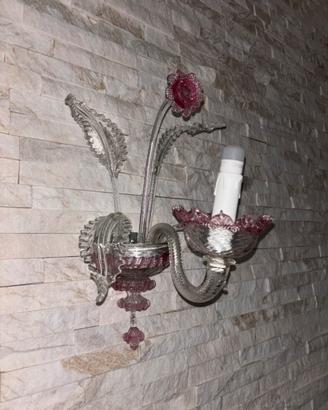 Applique in vetro di Murano