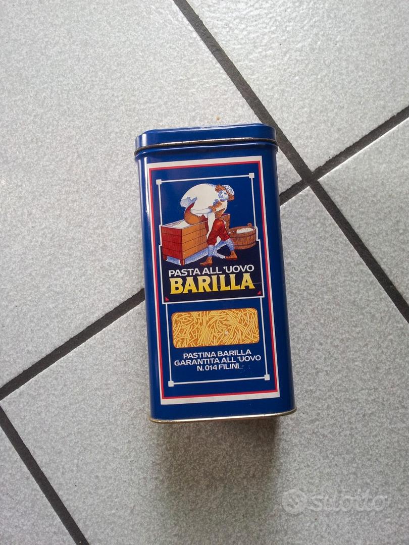 LATTA SCATOLA VINTAGE da Collezione Pubblicitaria Pasta All'Uovo Barilla  Vuota EUR 30,00 - PicClick IT