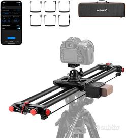 NEEWER 80cm camera slider motorizzato