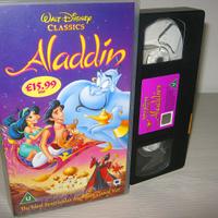 Disney Classic Aladdin VHS P5 157431 rarissima