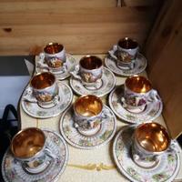 Servizio da caffè ceramica Capodimonte