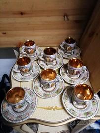 Servizio da caffè ceramica Capodimonte