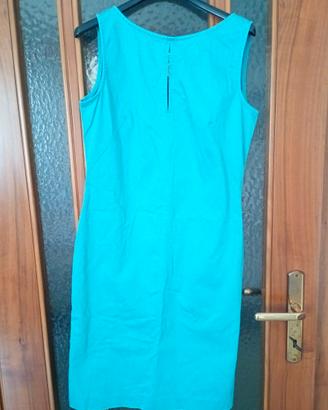 Abito donna smanicato colore turchese tg 42