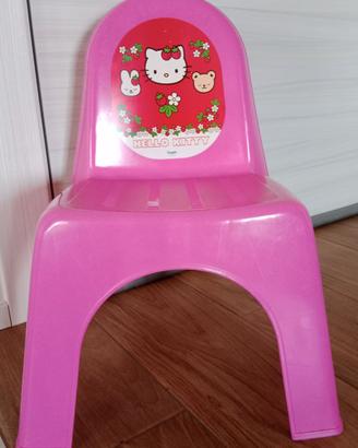 Sedia per bimbi hello Kitty 