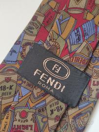 Cravatta Fendi Pop art