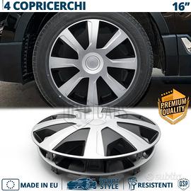 Copricerchi per Peugeot Boxer Coppette Silver Nere