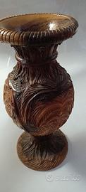 Vaso legno d'ulivo.