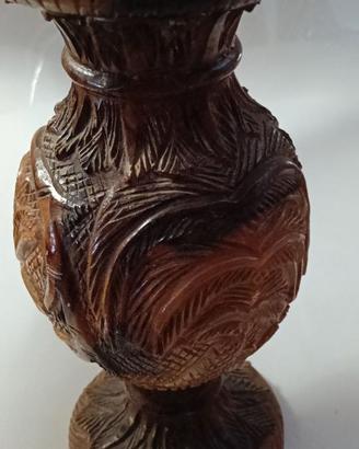 Vaso legno d'ulivo.
