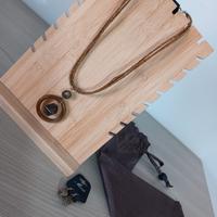 collana ed orecchini + sacchetto