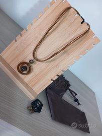 collana ed orecchini + sacchetto