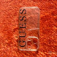 Cover GUESS trasparente per iPhone 15 Pro