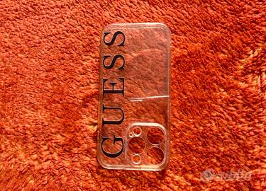 Cover GUESS trasparente per iPhone 15 Pro