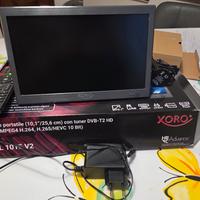 Televisore portatile come nuovo con antenna