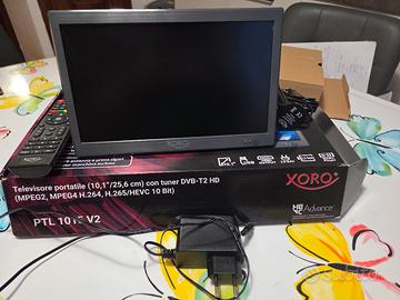 Televisore portatile come nuovo con antenna