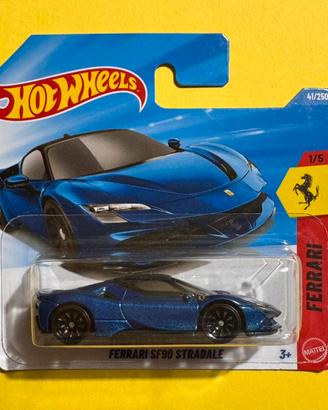 Hot Wheels Ferrari SF90 Stradale - Blu Elettrico