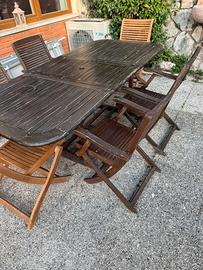 Tavolo in legno allungabile