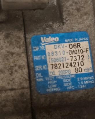 COMPRESSORE C1/AYGO/107 2005-2014 VALEO 782124210 