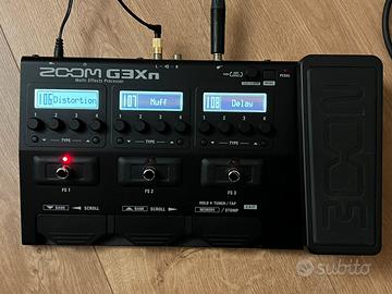 Pedaliera multieffetto chitarra Zoom G3Xn