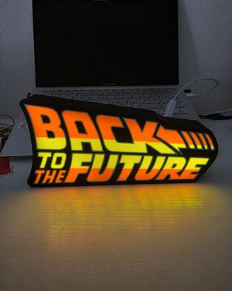 Lampada LED Back to the Future – Lightbox Ritorno