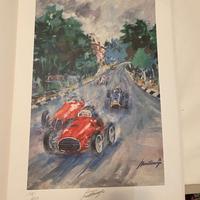 Stampa Ferrari d'epoca di Franco Martinengo