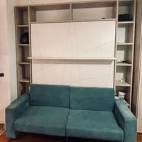 mobile con letto a scomparsa/divanoletto/libreria 