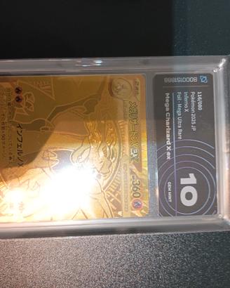 pokemon Charizard gold inferno x aigrading 10