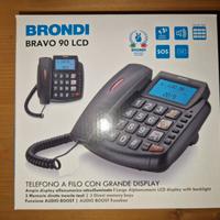 Telefono fisso per anziani Brondi BRAVO 90 LCD