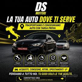 Trasferimento auto/furgoni con Targa Prova