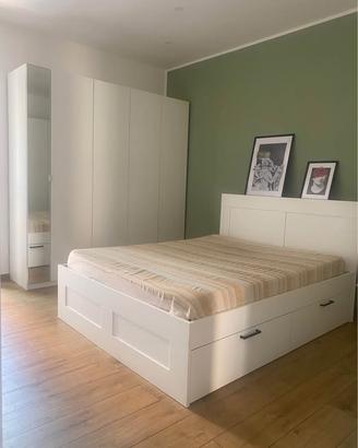 Camera da Letto IKEA: 2 Armadi PAX + Letto BRIMNES